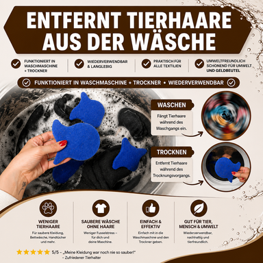🐾 FurCatch™ Wäschefische - Weniger Tierhaare. Weniger Fusselstress. Sauberere Wäsche.
