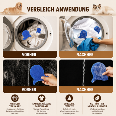 🐾 FurCatch™ Wäschefische - Weniger Tierhaare. Weniger Fusselstress. Sauberere Wäsche.